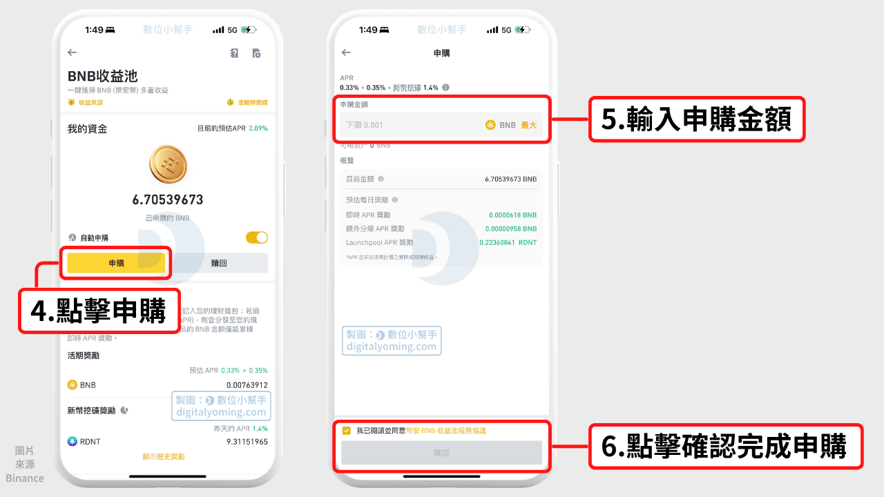 Binance BNB vault 收益池