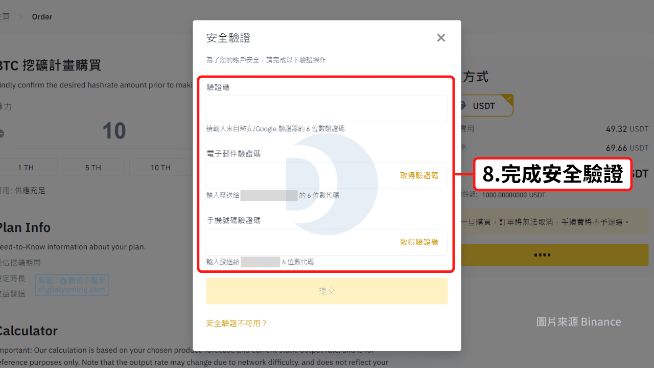 進行安全驗證
