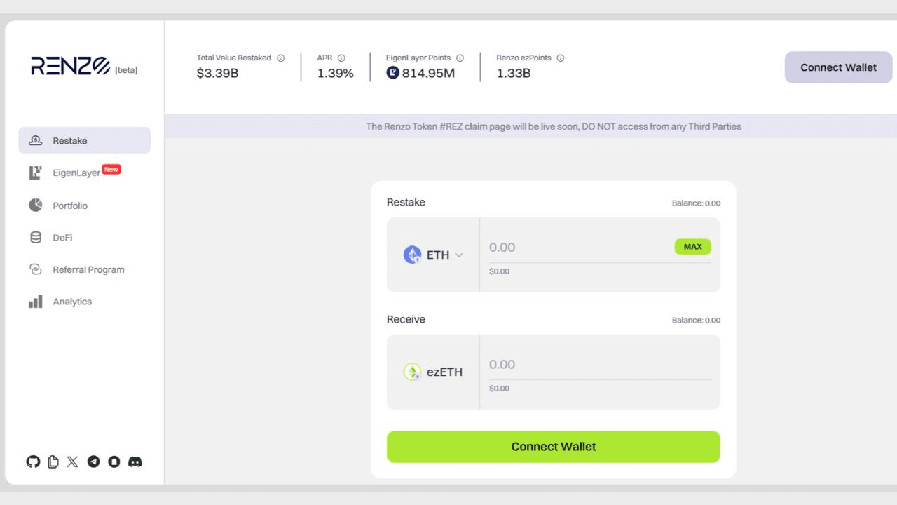 Renzo protocol