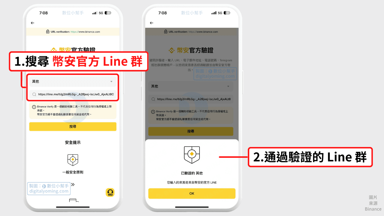 通過驗證的 Line 群組