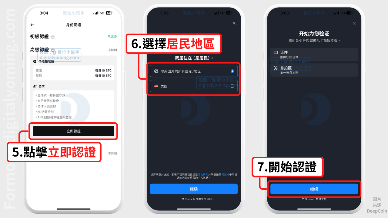 DeepCoin 高級認證
