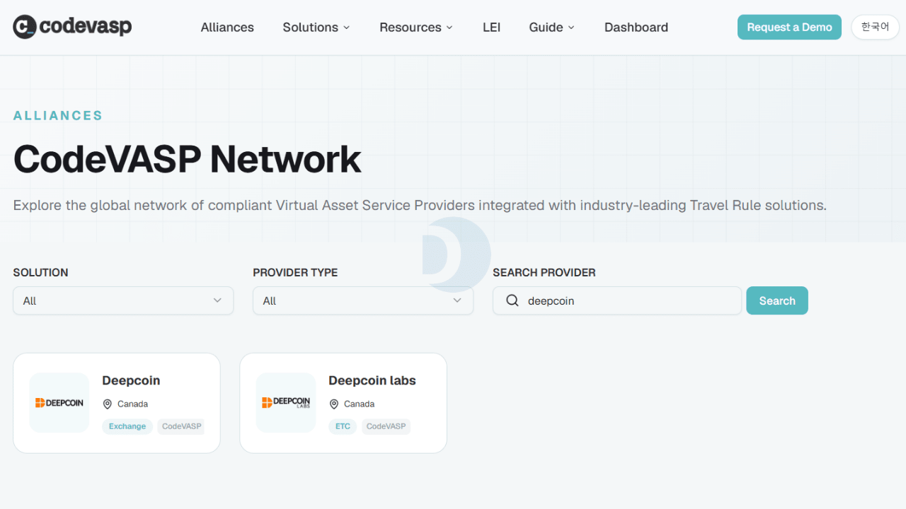 Deepcoin 對接韓國 CODE