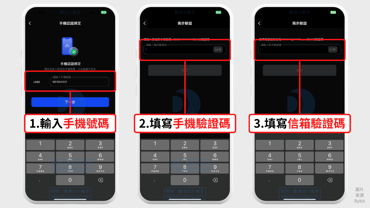 Rybit綁定手機 Rybit綁定手機